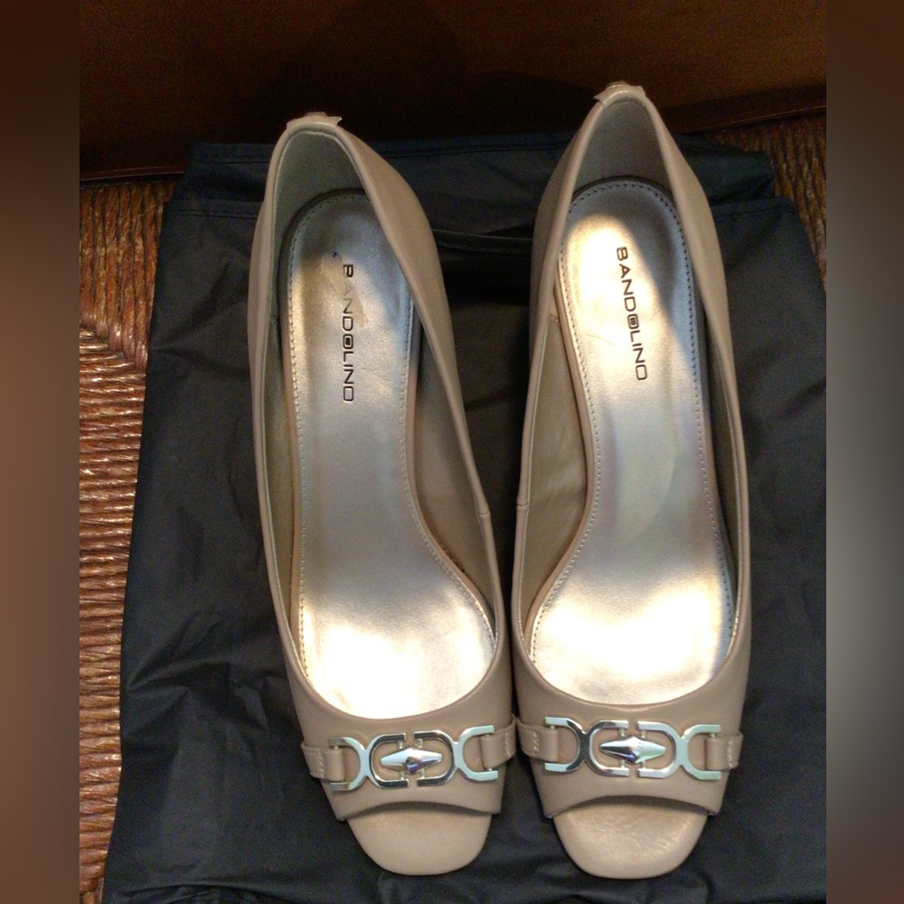 Nude Open Toe Heels